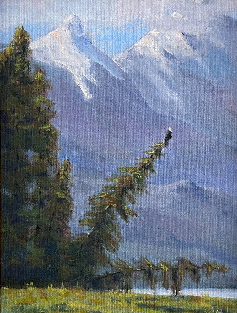 Standing Watch, an oil painting by Doug Welsh